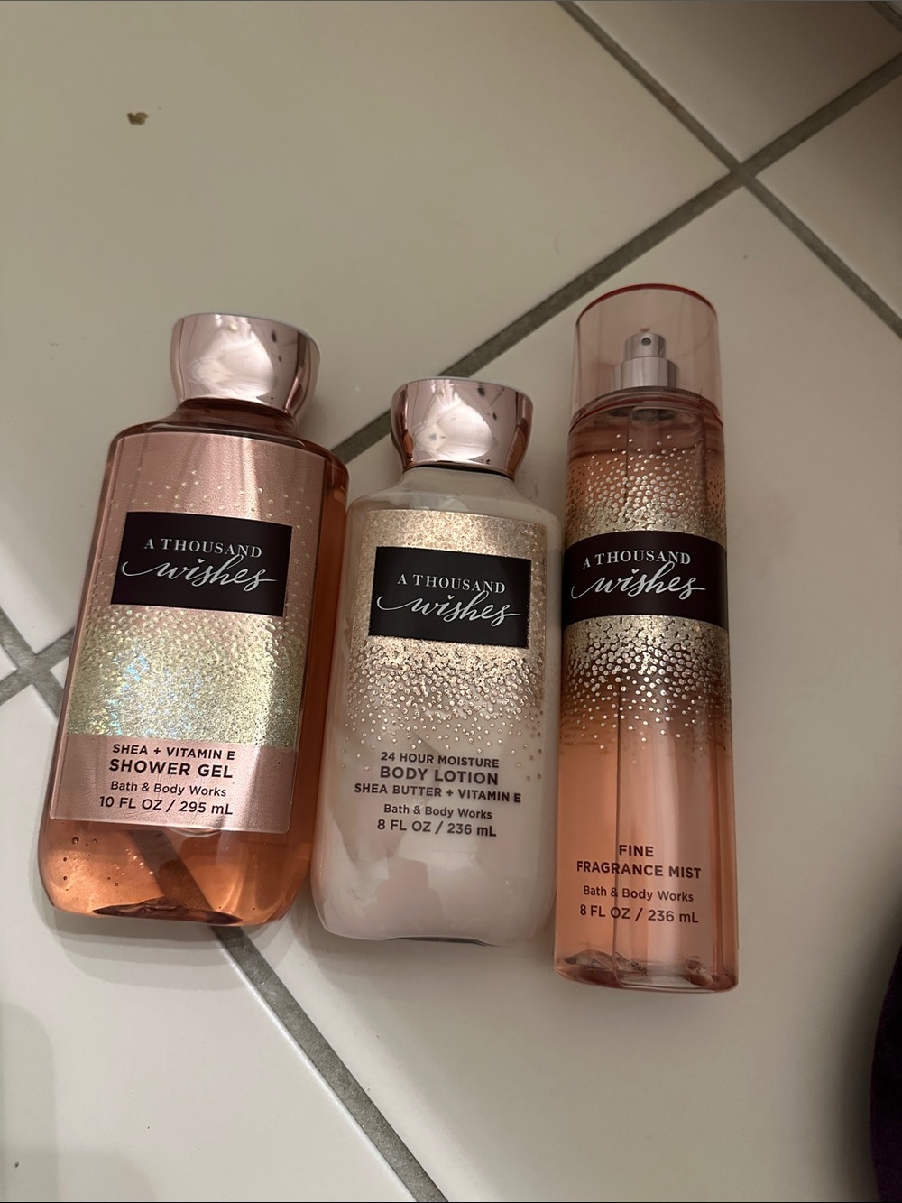 A Thousand Wishes Bath & Body Works 3-Piece Set